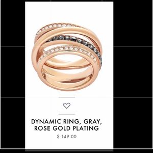 Swarovski Dynamic Ring Sz 58 aka size 8